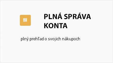 Plná správa konta 